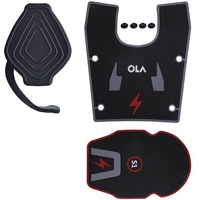 Grandbiker Floormat,Dicky Mat & Dustproof Charger Socket Dust Cap Tpu Cover Compatible For O.L.A S1 Air & S1X Plus (2Nd Gen)