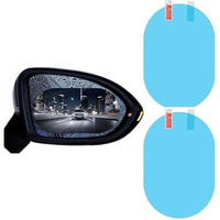Car Mirror Rain Guard, Bowiemall 2Pcs Car Rearview Mirror Film, Rainproof Waterproof Car Mirror Sticker, Mirror Film Anti Fog Nano Coating Car Film For Car Mirrors