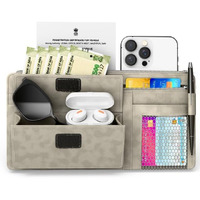 Fedus Premium Car Sun Visor Organizer Car Organiser And Storage Car Document Holder, Sunglasses Holder For Car, All New Accessories Multipocket Pouch Auto Interior Accessories For Truck, Suv Beach
