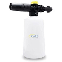 Vmtc Plastic Adjustable Foam Cannon Nozzle Lance Compatible With Karcher K1-K7 Pressure Washer Gun (700Ml High-Pressure Car Washer Accessory)