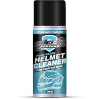 Groommm Helmet Cleaner 150Ml | Foaming Helmet Cleaner Spray | Anti-Bacterial Spray | Dirt Remover For Helmet Interior & Exterior | With Lemon Fragrance.