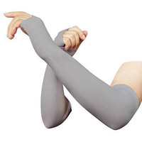 Yogjat Arm Sleeves Men & Women Sunlight Protection Protection From Dust, Pollution, Sunburn, Uv Protection - Suitable For, Sports - Hand Summer Gloves (Grey)