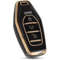 Shopoflux Tpu Key Cover Compatible With Mahindra Xuv 500 Smart Key | Accessories (Black Tpu Pack 1)