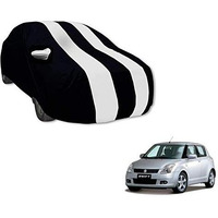 Auto Hub Maruti Swift (Model : 2005-2017) Car Cover Waterproof/Swift Old Cover Waterproof/Swift Old Car Cover/Car Cover Swift Old Waterproof/Car Cover Swift Old Car Cover (Navy, White Look)