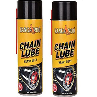 Kangaroo Chain Lubricant Spray (Pack Of2) Of 500Ml Each | Chain Lube Grease| Multipurpose Spray, Rust Remover, Lubricant, Stain Remover, Degreaser, And Cleaning Agent