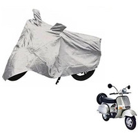 Auto Hub 100% Water Resistant Silver Bike Body Cover For Bajaj Chetak Customized