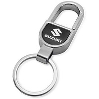 Villagetiger Hook Type Stylish Metal Car Keychain Keyring For Men,Women Compatible With Maruthi Suzuki Dzire,Swift,Alto,Baleno,Ertiga,Wagon R,S-Presso,Celerio Cars Keychains Keycovers,Champagne