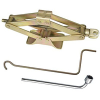 Motrika Scissor Jack For Car With 19 Mm Wheel Spanner Pana Floor Lift Car Jack For Alto Celerio Ignis Swift Dzire Baleno Eeco I10 Santro Punch Kuv 100 Kwid Kiger Amaze Jazz - 1X Pack (1 Ton)