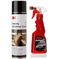 3M Interior Cleaner 580G & Dashboard Dresser 250Ml Combo