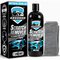 Groommm Car Scratch Remover (250Ml) With Microfiber Cloth | White Car Scratch Remover Kit | Paint-Safe Formula | Swirls Remover Rubbing Compound For Car | Car Body Scratch Remover | Car Scratch Repair