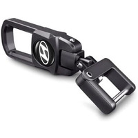 Contacts Heavy Duty Stainless Steel Key Chain Compatible With Hyun-Dai Key For Creta Venue I10 Grand I20 Elite Xcent Verna Tucson Elantra Grand I10 Nios | Black