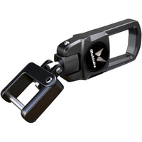 Greenworld Metal Black Color Fob Key Heavy Duty Keychain For New Mahindra Scorpio/Xuv700/Xuv300/Bolero/Thar Roxx Suitable For All Mahindra Car(Black)