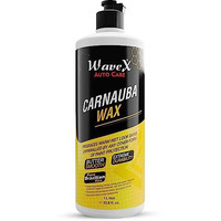 Wavex Carnauba Wax Car Polish Cream (1 L) | Car Wax That Provides Deep Wet Shine | Car Wax Polish For Car Paint, Headlights & Chrome Components
