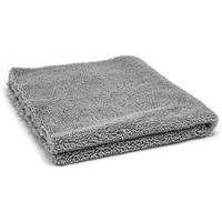Auto Hub 340 Gsm Microfiber Cloth For Car - Edgless & Dual Sided Microfiber Cloth - Lint & Streak Free Car Cleaning Cloth - Multipurpose Car Wash Cloth For Interior & Exterior - 1Pc, 40X40 Cm- Grey