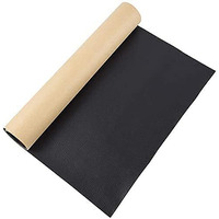 Zestzen Black Self-Adhesive Genuine Leather Repair Patch 30 X 60Cm Durable Leather Sheet For Sofa, Couch, Furniture, Car Seats, And Jackets Waterproof Diy Upholstery Repair Tape