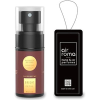 Air-Roma Bright Rose Petal Premium Car Perfume (60 Ml) | Car Accessory Interior Fabric Spray | Anti Tobacco Anti-Odor Technology | Long-Lasting Air Freshener Scent | Fine Fragrance Car Air Freshener