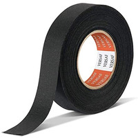 Ghime Car Wiring Tape For Wire Automotive Wiring Harness Cloth Tape For Auto Electrical Wrap, Protection, Insulation 19Mm X 25 Meter (1), Black