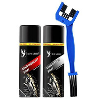 Blackbird Bike Care Kit, 1 Pcs Each - Chain Lube 220Ml, Chain Cleaner 220Ml And 1 Pc Chain Cleaning Brush