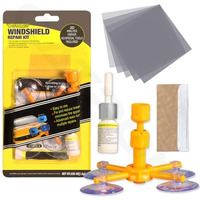 Catron Windscreen Repair Kit, Car Windscreen Crack Repair Kit With Durable Resin, Fix Auto Windscreen Glass Cracks, Chip, Bulls Eye, Star Break, Half Moon