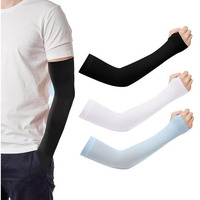 Unisex Arm Sleeves Gloves For Men & Women,3 Pairs,Uv Sun Protection Arm Sleeves,Moisture-Wicking Arm Cover For Cycling, Climbing, Hiking(Black&White&Blue)