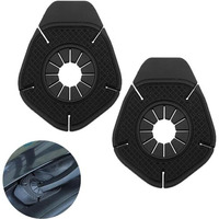 Shopvilla 2Pcs Car Wiper Hole Protective Cover, Car Wiper Cover Protector Sleeve, Silicone Wiper Arm Bottom Protection Pads, Wiper Dust Jacket Anti-Leaf Universal For Most Vehicles - Black (1 Pair)