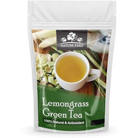 Nature Yard Pure Organic Lemongrass Herbal Green Tea Leaves - 50Gm - 100% Natural And Antioxidant Rich Lemon Grass Best For Weight Management, Detoxify And Sleep