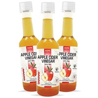 Nutrovally - Apple Cider Vinegar With Mother 1500Ml | 100% Natural Himalayan Apples | Helps In Digestion & Boost Metabolism 500 Ml (Pack Of 3)