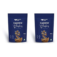 Nourish You Cashew Clusters With Almond | Pumpkin & Watermelon Kernels | Cashew & Almond Clusters | Cashew & Almond Bites | Cashew & Almond Munchies | 200 Gms Each (Pack Of 2)