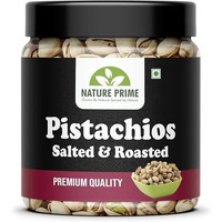 Nature Prime Dry Fruits American California Roasted & Salted Jumbo Pistachios (Pista) 1 Kg Jar | Super Crunchy & Delicious Healthy Snack | Vitamins & Minerals Rich | Immunity Booster