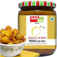 Add Me Heeng Nimbu Ka Achar 500G, Sweet And Sour Hing Lemon Lime Pickle Without Oil 500 Gm Glass Pack