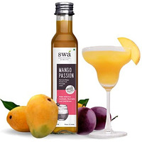 Swa Artisanal Syrups - Mango Passion, 100% Natural, 250Ml Makes 10-15 Drinks, Syrup For Cocktails / Mocktails / Kid's Lemonades / Cold Brew Coffees