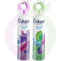 Odonil Air Freshener Room Spray - 440 Ml Combo (Pack Of 2, 220Ml Each) | Lavender Mist & Jasmine Fresh | Nature Inspired Fragrance For Home & Office | Long Lasting Fragrance | Instant Freshness