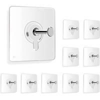 Fuelbyte 30 Pcs Wall Hooks For Photo Frames - Adhesive Wall Hooks Heavy Duty, No Drill Hooks For Hanging Strong 5Kg - Stick On Hooks For Wall, Strips For Photo Frame, And Wall Hangers For Room