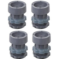 Adiguru Washing Machine Vibration Pads, Floor Trays, Refrigerator Stand, Washing Machine Stand,Height Adjustment Feet For Refrigerators, Fridge Stands With Anti-Slip Rubber (4 Pcs Set)