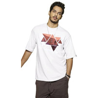 Bewakoof Men's Graphic Printed 100% Cotton T-Shirt - Oversized Fit, Round Neck, Half Sleeves White