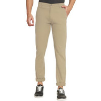 Kargeens Men's Slim Casual Trousers (K90022C_Beige 2_32)
