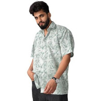 Brown Culture Half Sleeve Relaxed Fit Men's Casual Shirt | Cotton Blend Oversized Shirt For Man || Men Shirt Casual || Men's Half Sleeve Shirts For Men Shirt For Men - Xl