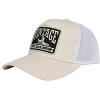 Droop Unisex Half Mesh Trucker Cap For Men & Women | Cotton Twill With Half Mesh Vintage Design Cap For Sports, Gym, Outdoor Activities | Adjustable Snapback Closure, Off-White | Universal Fit