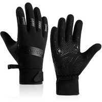 Palay Winter Gloves For Men Women, Warm Windproof Coldproof Touchscreen Nylon Riding Gloves, Bike Gloves For Walking Snowboarding Hiking Cycling Outdoor, Xl