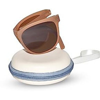 Lenskandy Foldable Wayfarer Sunglasses For Men & Women Polarized & Uv Protected | 809-Brown