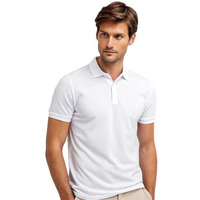Xenovaurban Men's Regular Fit Polo T-Shirt | Wrinkle Free | Quick Dry | Soft And Feather Touch Feel | Cotton Polo - White - L