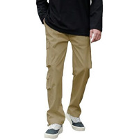 Tagdo Men's Regular Casual Pants (Baggy-Cargo-2032-Gold-34_Gold