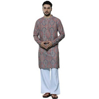 Greciilooks Kurta For Men | Kurta Set For Men | Kurta Pyjama Set For Men | Kurta Set For Men Kurta For Men With Sequin Embroidery (In, Alpha, Xl, Regular, Multicolor 01)