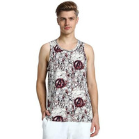Veirdo Men Sleeveless Tshirt, All Over Printed Vest For Men, Cotton Sando For Beach Wear, Gym, Cycling, Running, & Other Sports (Vdvmtw03000052_L)