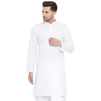 Vastramay Men's White Cotton Kurta || Classic White Cotton Kurta || Ethnic Wear For Festivals, Weddings_Vasmk122Wh_36