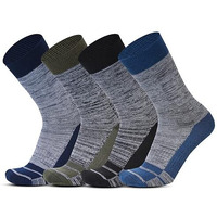 Rc. Royal Class Thick Heavy Duty Thermal Socks For Men Cushioned Thick Warm Winter Woolen Socks, Calf Length Hi-Performance Socks, Pack Of 4 Pairs, Free Size, Multicolored