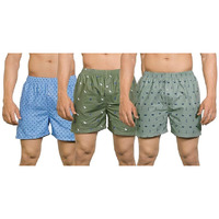 Raploch Mens Boxers/Shorts (Xl) - Cotton Printed Regular Fit Solid Soft And Durable Boxer Shorts Multicolour