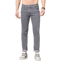 Studio Nexx Men's Slim Fit Light Grey Jeans_Creta101_Lightgreyspt_42