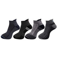 Rc. Royal Class Men's Ankle Length Terry Towel Woolen Multicolored Cushioned Socks (Pack Of 4 Pairs)