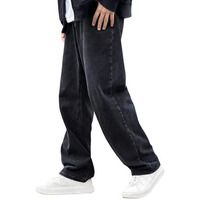 Tagas Men's Baggy Loose Fit Jeans (Mdj-2-Black- Black_30)